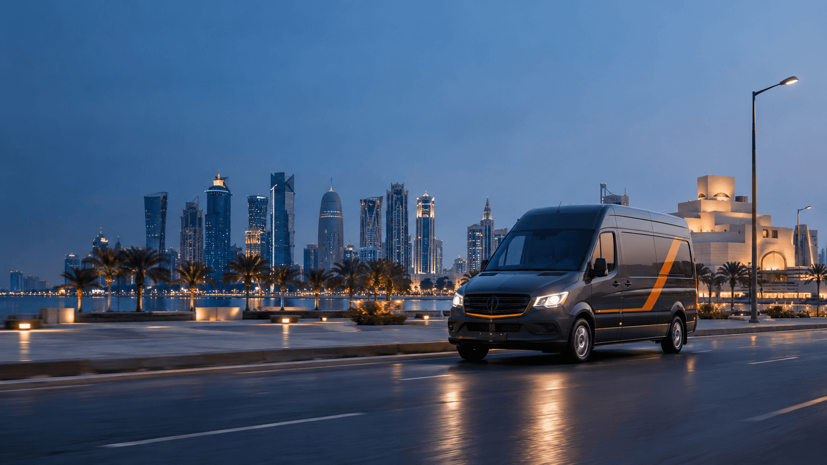Falcon Fleet delivery vehicle
